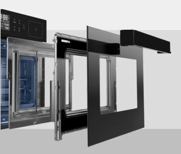 Three-Layer Insulated Glass of Combi Oven Home Three-Layer Insulated Glass of Combi Oven Home